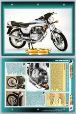 Honda CB400N Super Dream - 1978 - Atlas Motorbike Fact File Card