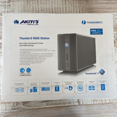 Akitio thunder3 raid station -  akitio,