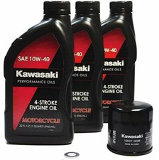 2013-2017 Kawasaki Ninja 300, EX300, KRT, Winter, ABS, SE OEM Oil Change Kit
