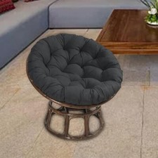 Premium Quality Hanging Basket Chair with Round Cushion for Outdoor Use