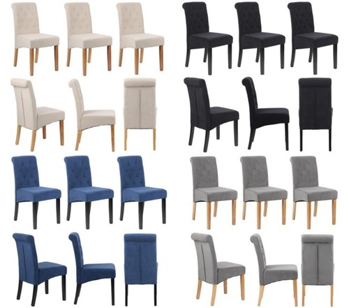 Set velvet dining chairs - set, 6