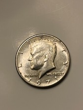 1971 jfk - kennedy half-dollar silver coin