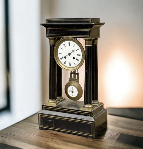 French antique boulle clock - french,