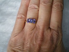 AA Tanzanite trilogy ring