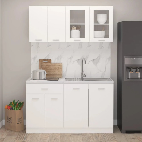 Modern wooden piece kitchen - modern,