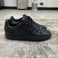 Balenciaga Arena Low Sneakers Navy Leather Size 41 (565558)