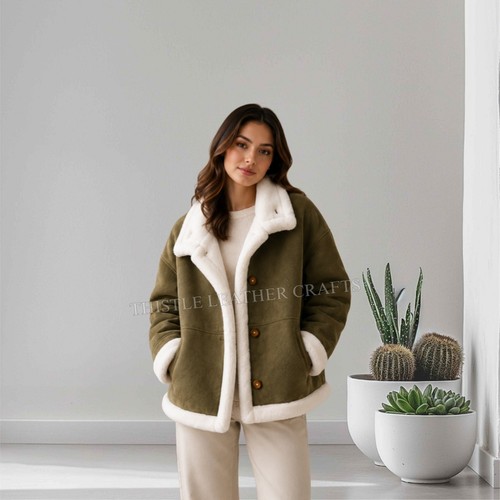 Women shearling suede - women,