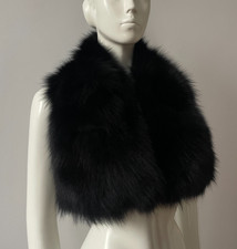 Luxurious Real JET BLACK FOX