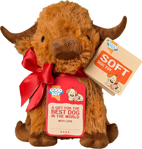 Gifting dog toy softy highland - dog,