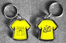 Tour de France t-shirt/jersey keyring Yellow, Polka Dot, Green, White