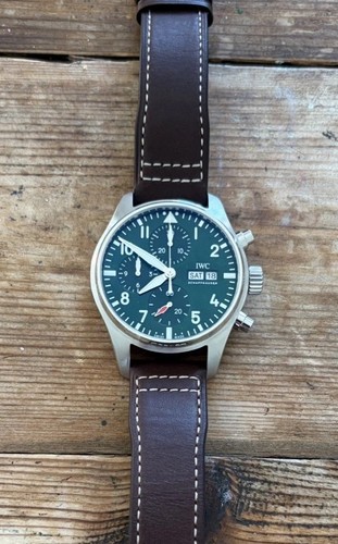 Iwc pilot chronograph green - iwc,
