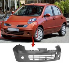 Fits Nissan Micra 2006-2010 Front Bumper With Fog Holes Insurance Approved New