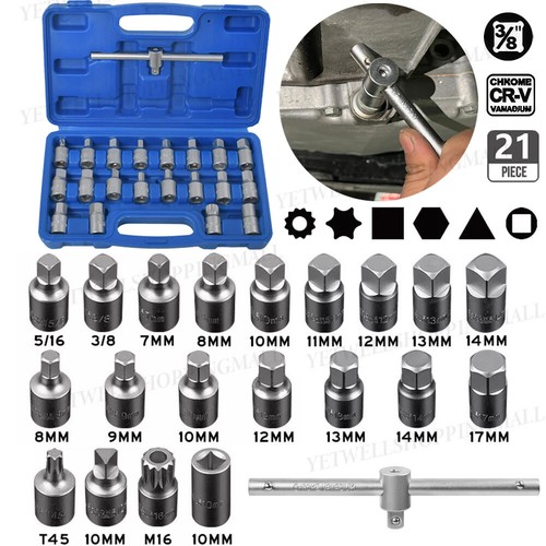 21x oil drain sump - 21x, 3/8"
