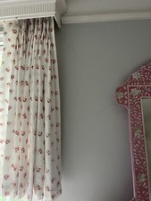 PRETTY COUNTRY CHIC DESIGNER LAURA ASHLEY BIBI ROSES FRENCH MTM BESPOKE CURTAINS