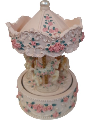 Carousel music box decorative - box,