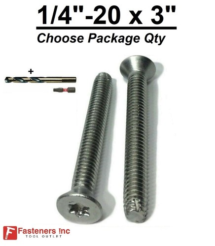 3 stainless steel - 1/4-20,
