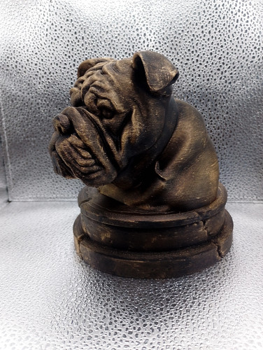 British bulldog bust - british,