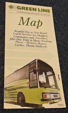 Green Line Coach Map. 60th Anniversary. 1990. TA