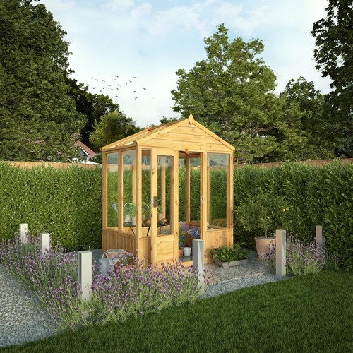 Wooden greenhouse - 4, x