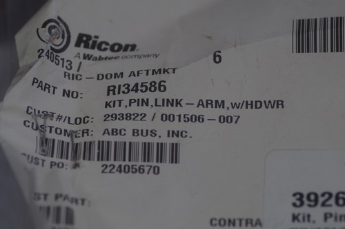 Ricon lift repair kit ri34586 - kit,