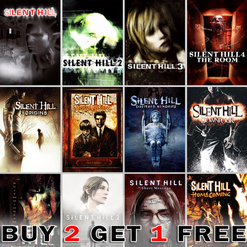 Silent hill video game poster - hill,