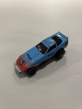 Vintage Retro Toy Drag Racer 1980s 80s Road Champs Funny Car Fire Cat Yellow