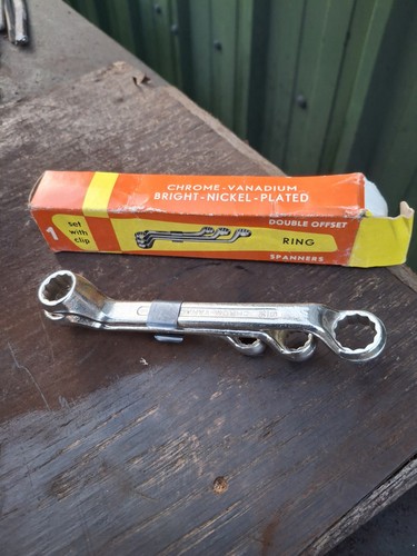 Old vintage ring spanners f - vintage,