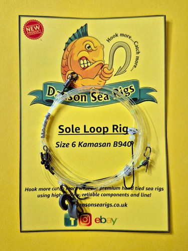 Sole loop rig sea - rig, fishing