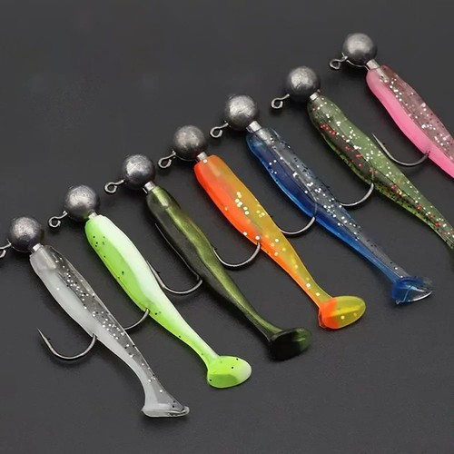 10pcs soft lure - 5.5cm, 7cm