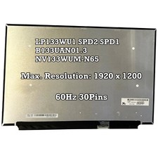 LP133WU1 SPD2 SPD1 B133UAN01.3 NV133WUM-N65 For HP 13-be LED LCD Screen Panel