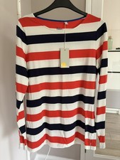 BNWT Boden Women’s Long Steve Breton Top- Size 12- J0498 RED- RRP £32