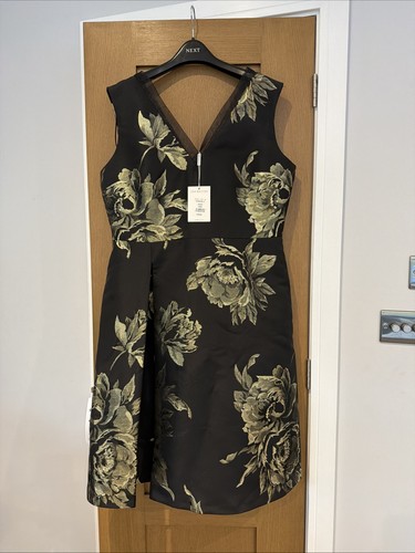 Gina bacconi dress - black, and