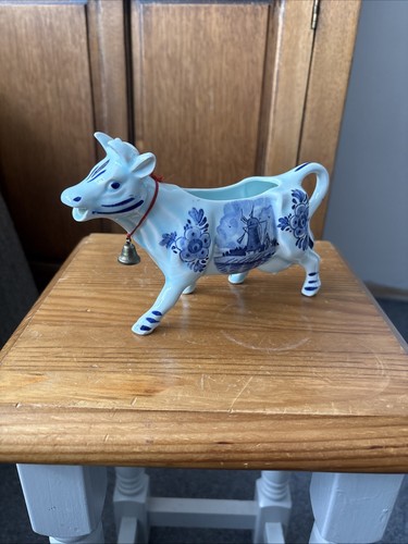 Vintage delft blue cow - delft,