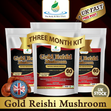 180 PURE NATURAL REISHI MUSHROOM EXTRACT LINGZHI GANODERMA LUCIDUM CAPSULES