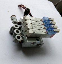 HUMPHREY HJCM4A VALVE BLOCK W/ X4 HJC10A3-PS1 SOLENOID VALVES (BR4C.4b6)