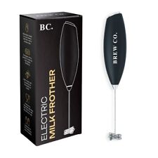 Brew Co. Handheld Milk Frother - Stainless Steel Electric Whisk - Portable