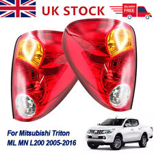 Pair Side Rear Tail Light Brake Lamp For Mitsubishi L200 2005-2016 Right + Left