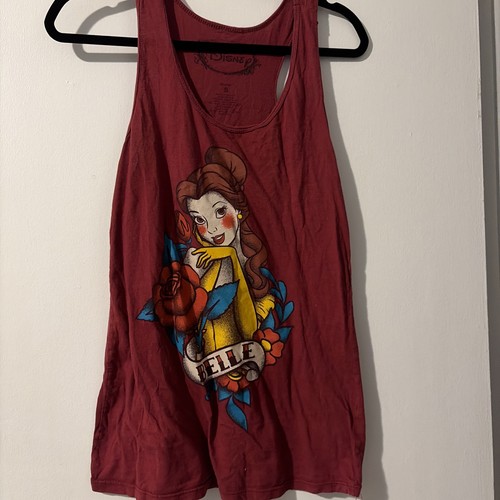 Disney belle tank top graphic - disney,
