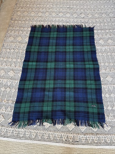 Pure wool blanket tartan - wool,