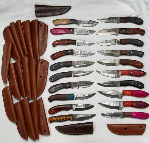 Lot handmade damascus - 20,