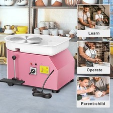 Electric Pottery Wheel Ceramic Making Machine Blue Potter Clay Mould Craft US