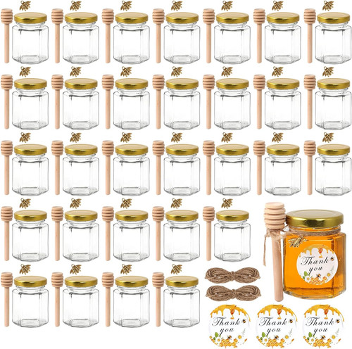 Pack mini glass honey - oz,