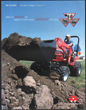 Massey Ferguson "MF GC2300" Garden Compact Tractors Brochure Leaflet