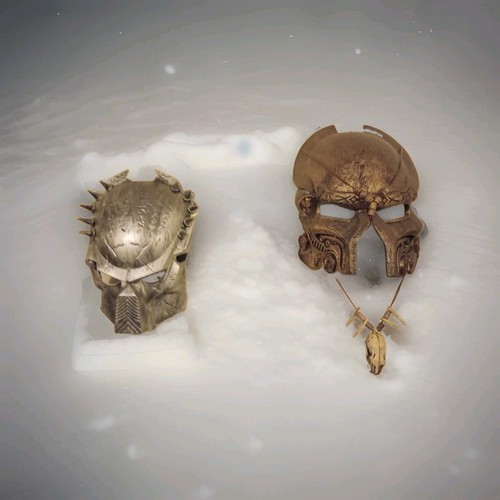 Predators masks set avp - masks,