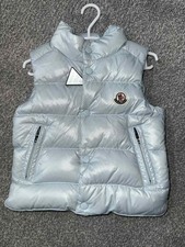 Moncler EnfantPale Blue Bernard Down Padded Gilet Size 12 - 18 Months