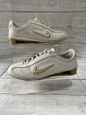 Very Rare Vintage Nike Shox Rivalry White Gold Y2K 2005 Size 7.5 Uk