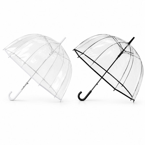 Clear dome umbrella - clear,