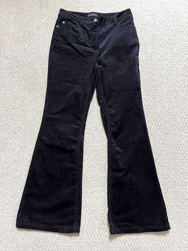 Next jeans black corduroy - corduroy, sz