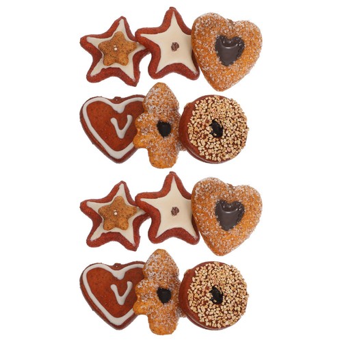 Sets faux food decor biscuit - 2,