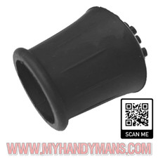 PACK OF 2 FERRULES FOR WALKING STICKS. HEAVY DUTY RUBBER. CHOICE OF 5 SIZES